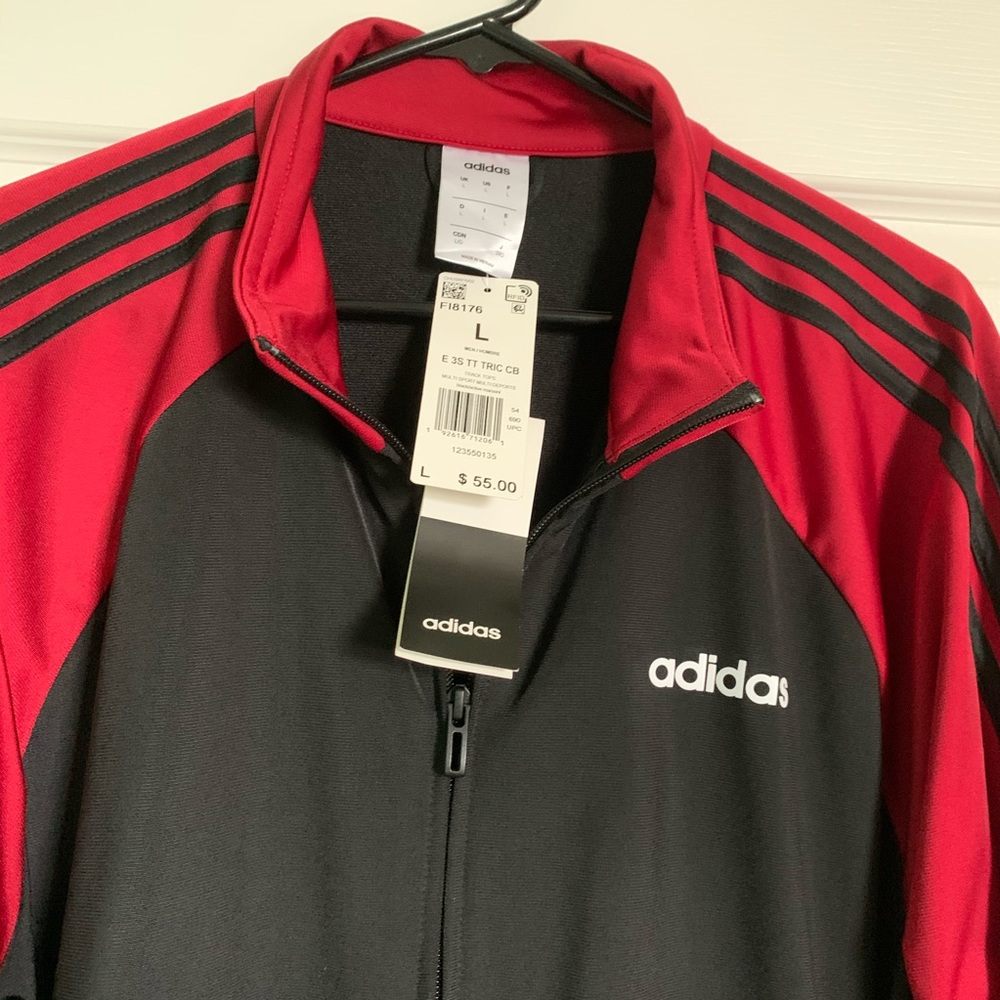Adidas Essentials 3-Stripes Track Jacket, New, SIZE SMALL